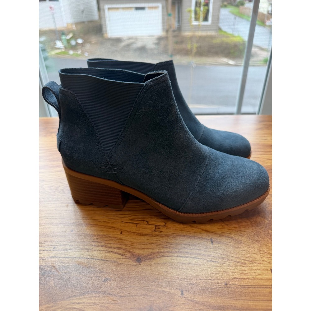 Sorel Women's Cate Chelsea Blue Ankle Boots Sz 7.5 NWOTS